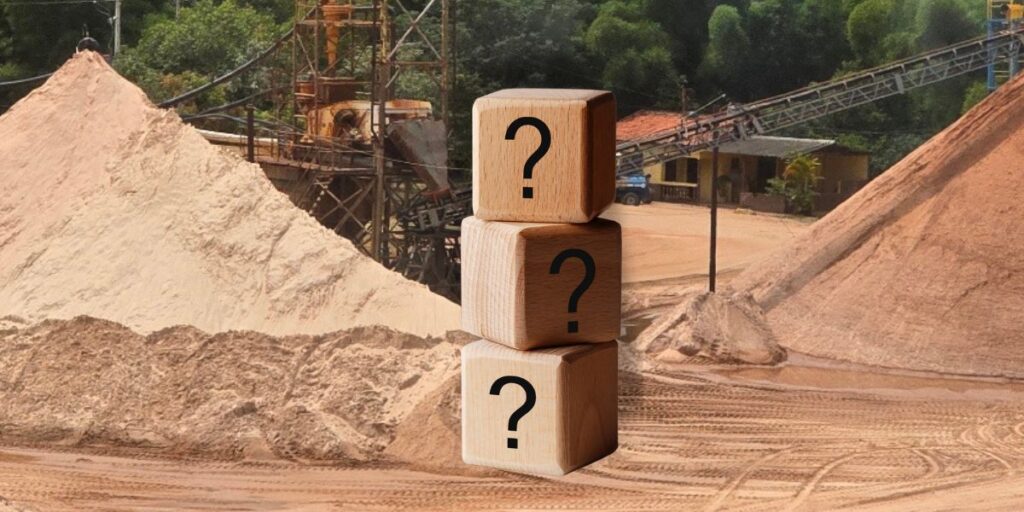 Areia de quartzo para concreto X areia comum