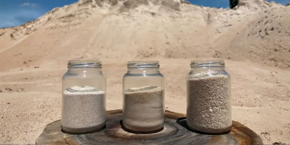 areia de quartzo alta pureza